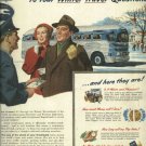 Greyhound bus Lines original 1950 ad      Answers to your winter travel questions