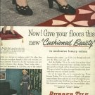 1950 ad  Kentile   rubber tile  Cushioned Beauty  David E. Kennedy, Inc.