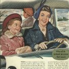 General Tire 1950 color ad  It's Human Miles that Count