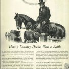 1950 ad National Life Insurance Company of Vermont   How a Country Doctor Won a Battle