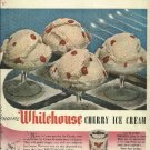1950 Whitehouse Cherry ice cream ad   A dairy GUILD product