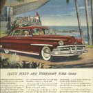 1950 Lincoln Cosmopolitan car magazine ad     Ocean front house
