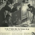 1950 Ni-Rod Nickel welding rod magazine ad   Welder repairing cast iron furnace