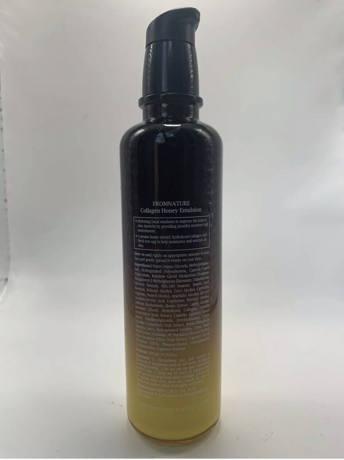 From Nature Collagen Honey Serum Nutrition+Moisturizing 6.7oz K Beauty