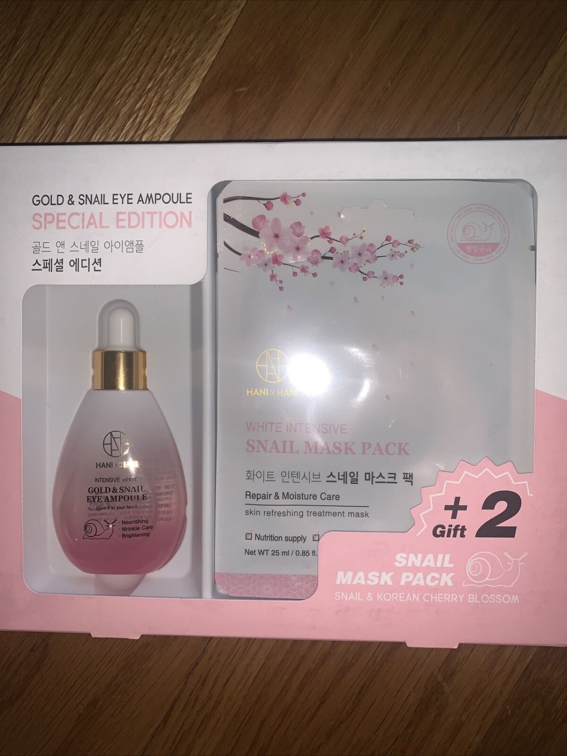 HANI X HANI GOLD & SNAIL INTENSIVE GOLD & COLLAGEN EYE AMPOULE MASKS