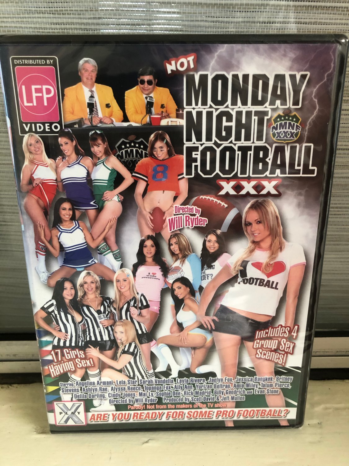 MONDAY NIGHT FOOTBALL XXXADULT DVD  NEW NEVER OPENED SHRINK WRAPPED