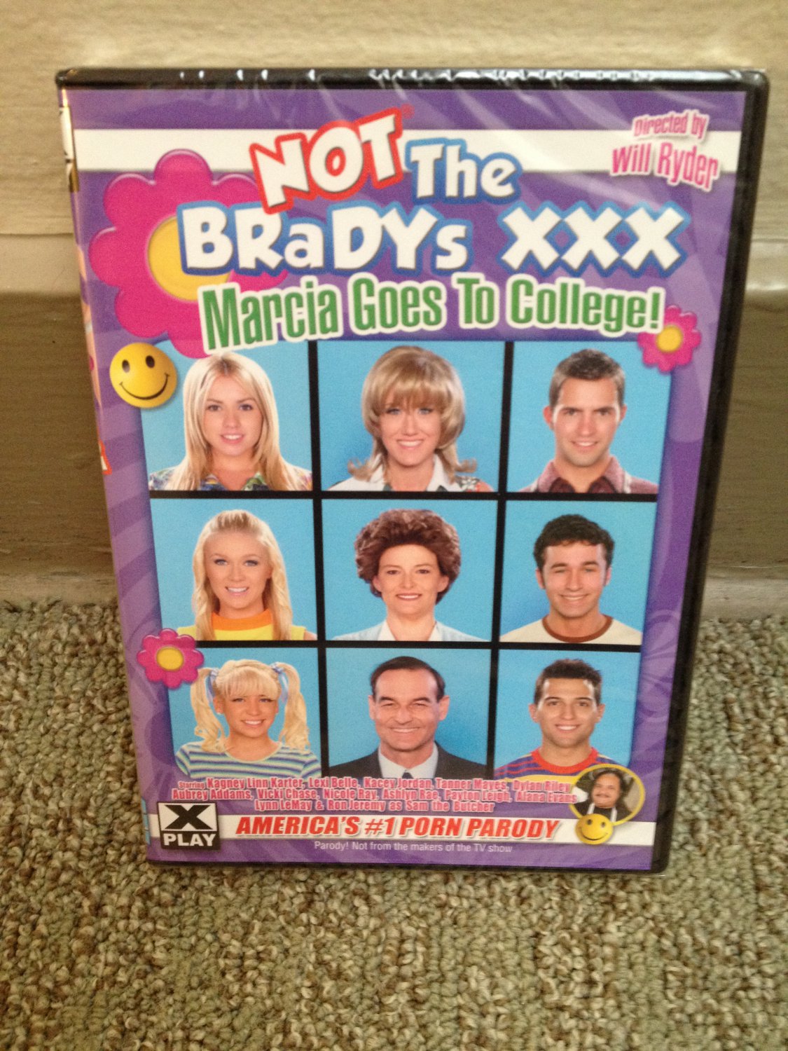 NOT THE BRADYS MARCIA GOES TO COLLEGE XXX ADULT DVD NEW NEVER OPENED SHRINK WRAPPED