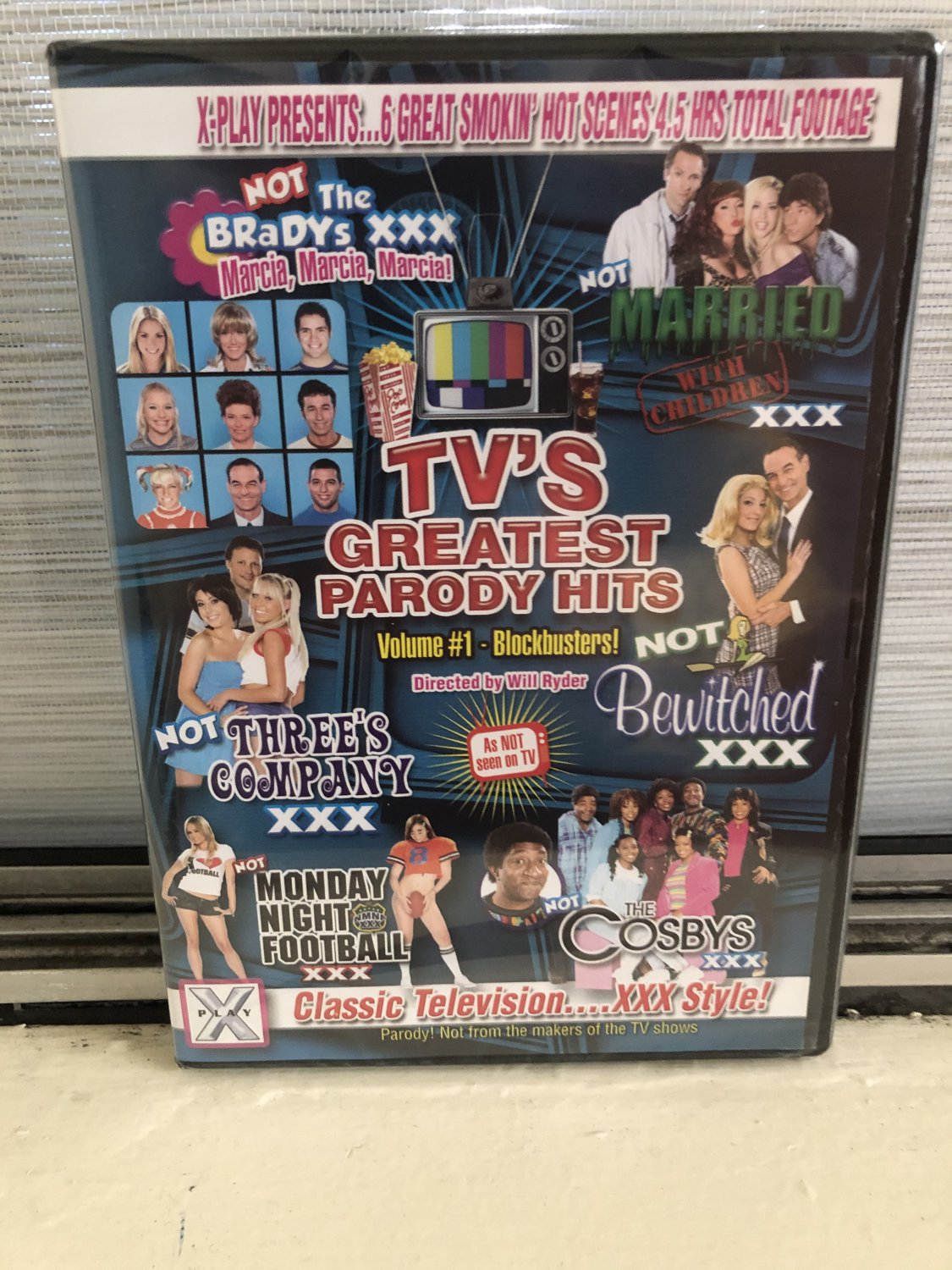 TV'S GREATEST PARODY HITS XXX UNOPENED BRAND NEW ADULT DVD SHRINK WRAPPED