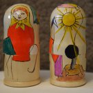 Developing matryoshka. Handmade. Rebus for children 3+. Eco-friendly materials.