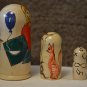 Developing matryoshka. Handmade. Rebus for children 3+. Eco-friendly materials.