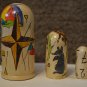 Developing matryoshka. Handmade. Rebus for children 3+. Eco-friendly materials.