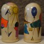 Developing matryoshka. Handmade. Rebus for children 3+. Eco-friendly materials.