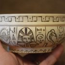 Handmade Gift Souvenir Bowl Natural Wood Ancient Egypt Exclusive Zhzhenka