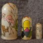 Developing matryoshka. Handmade. Rebus for children 3+. Eco-friendly materials.