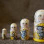 Children's toy Gift Souvenir Matryoshka Handmade Russian National Art Exclusive
