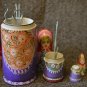 A set of cases for Knitting Needles, Hooks & Needles Russian Matroyshka Gift for