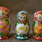 Russian Gift for any age Matryoshka Classic Russian Souvenir 3 in 1 Pyrography