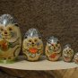 Handmade. Gift. A souvenir. The author's egg is a family of hedgehogs. Exclusive