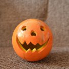 Gift Souvenir Pumpkin Halloween Ball author's Handmade Exclusive With a candle
