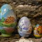 Gift Classic Russian Souvenir Author's Easter Landscape Egg Handmade Exclusive