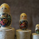 Russian Author's Matryoshka Handmade Toy Gift Souvenir Exclusive Made in Russia