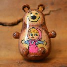 Handmade Gift for a child Russian musical toy Masha and the bear Exclusive