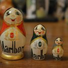 Russian Author's Matryoshka Marlboro Handmade Gift Souvenir Made in Russia