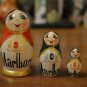 Russian Author's Matryoshka Marlboro Handmade Gift Souvenir Made in Russia