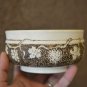 Handmade Gift Souvenir Bowl Natural Wood The grapevine Exclusive Pyrography