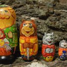 Russian Souvenir Gift Matryoshka Fairytale-Kolobok National Russian Handmade Art