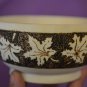 Handmade Gift Souvenir Bowl Natural Wood Maple leaves Exclusive Pyrography