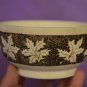 Handmade Gift Souvenir Bowl Natural Wood Maple leaves Exclusive Pyrography