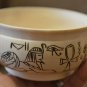 Handmade Gift Souvenir Bowl Natural Wood Ancient Egypt Exclusive Pyrography
