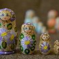 Matryoshka Handmade Gift Souvenir Classic Russian Toy Pyrography Made in Russia