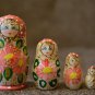 Matryoshka Handmade Gift Souvenir Classic Russian Toy Pyrography Made in Russia