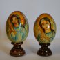 Gift Russian Souvenir Easter egg handmade by the author Icon painting Exclusive