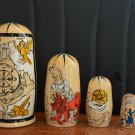 Esoteric Matryoshka 6 in Tarot Cards Tarologist Attribute Gift Author's Handmade