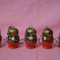 Handmade Russian Matryoshka Gift Souvenir Keychain For the whole family Khokhlom
