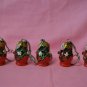 Handmade Russian Matryoshka Gift Souvenir Keychain For the whole family Khokhlom