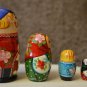 Handmade Gift Souvenir Matryoshka 5 in 1 Russian National Art