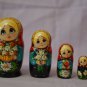Gift Souvenir Matryoshka 5 in 1 Handmade Russian National Art