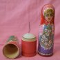 Needle Case Handmade Gift Russian souvenir Big Matryoshka-needler Made in Russia