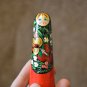 Handmade Gift Russian souvenir For sewing Matryoshka-needler Khokhloma Painting
