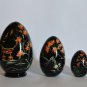 Souvenir Gift Egg in Japanese style Exclusive Author's Handmade Landscape Sakura