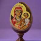 Easter egg handmade by the author Icon painting Gift Russian Souvenir Exclusive