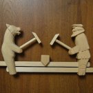 Bogorodskaya carved toy for any age Blacksmiths Russian folk art Made in Russia