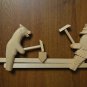Bogorodskaya carved toy for any age Blacksmiths Russian folk art Made in Russia