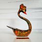 Bratina Endova Lebed Khokhloma Hand-painted Top gift Souvenir Russian Folk Art