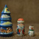 Russian matryoshka New Year gift Children's toy Author's hand-painted Exclusive