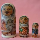 Russian Matryoshka Children's toy Author's hand-painted Exclusive Made in Russia